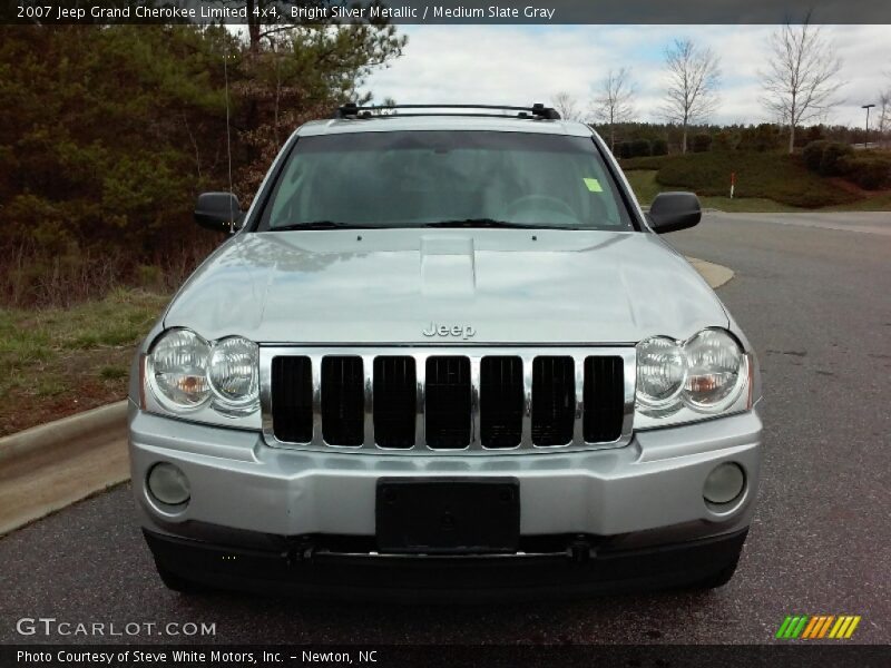 Bright Silver Metallic / Medium Slate Gray 2007 Jeep Grand Cherokee Limited 4x4