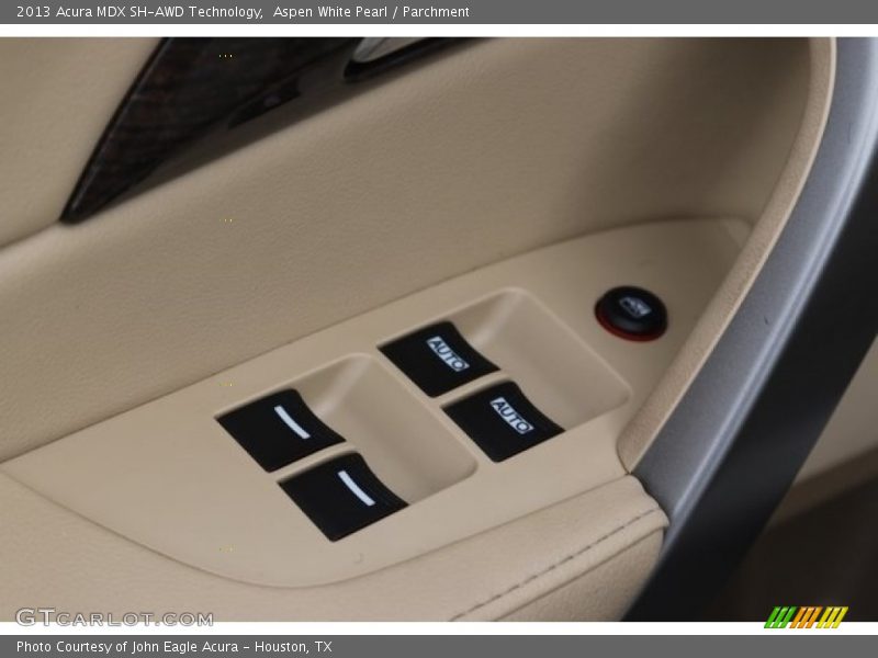 Aspen White Pearl / Parchment 2013 Acura MDX SH-AWD Technology