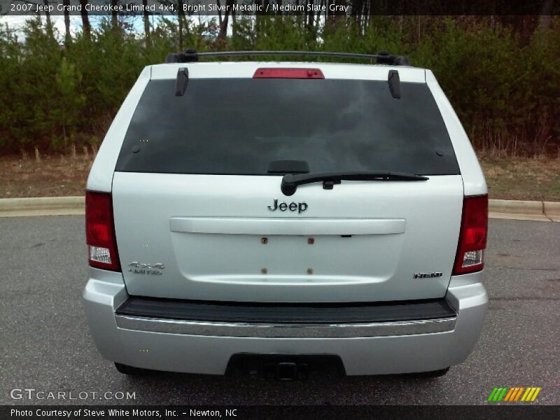 Bright Silver Metallic / Medium Slate Gray 2007 Jeep Grand Cherokee Limited 4x4