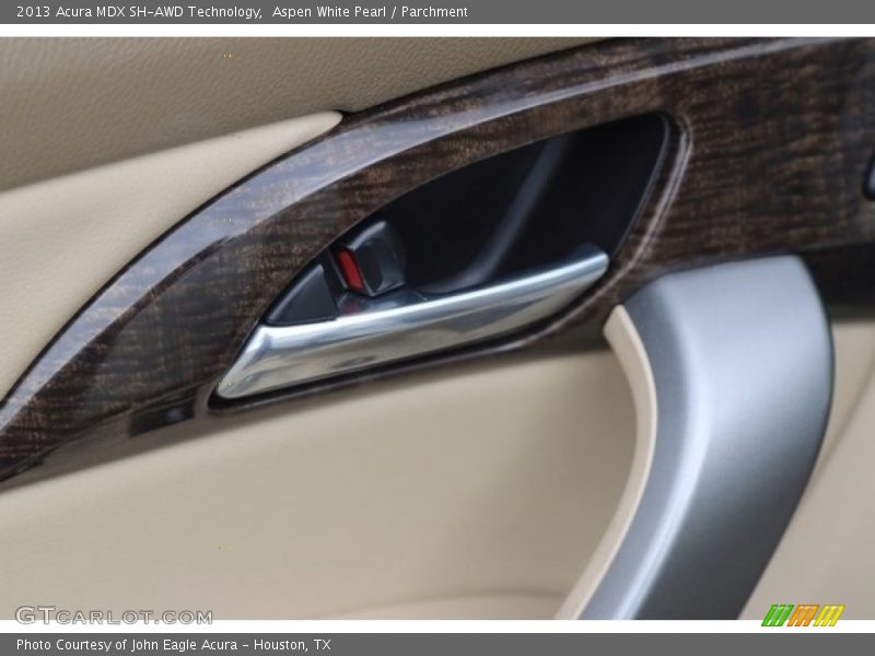 Aspen White Pearl / Parchment 2013 Acura MDX SH-AWD Technology