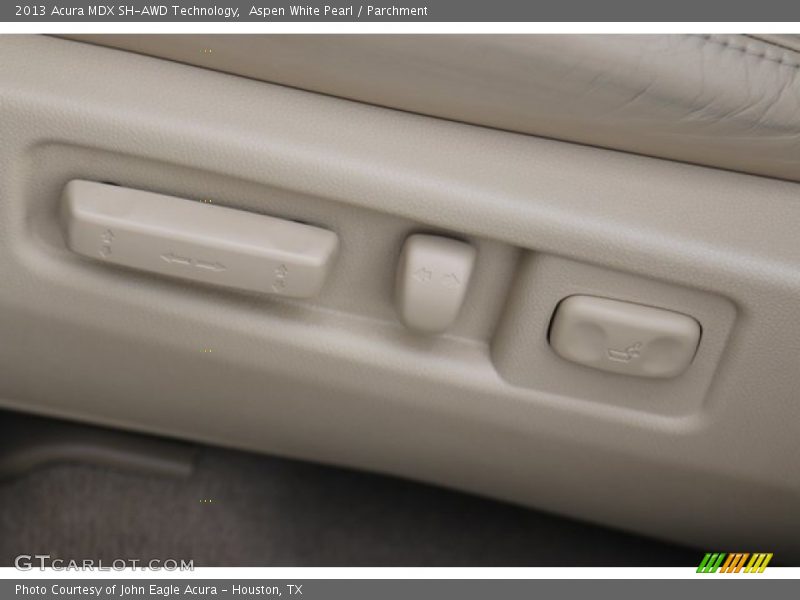 Aspen White Pearl / Parchment 2013 Acura MDX SH-AWD Technology