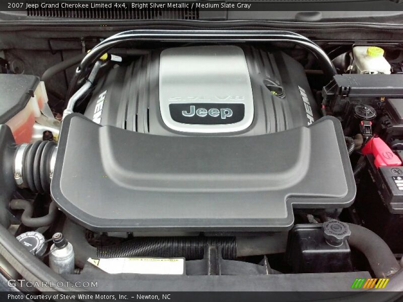 Bright Silver Metallic / Medium Slate Gray 2007 Jeep Grand Cherokee Limited 4x4