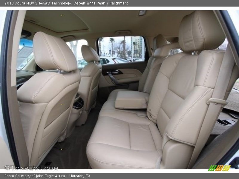 Aspen White Pearl / Parchment 2013 Acura MDX SH-AWD Technology