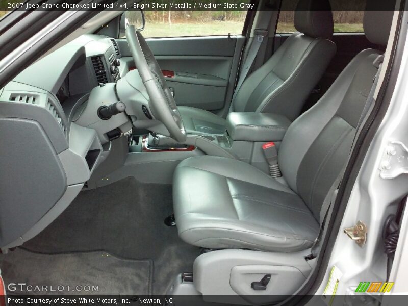 Bright Silver Metallic / Medium Slate Gray 2007 Jeep Grand Cherokee Limited 4x4