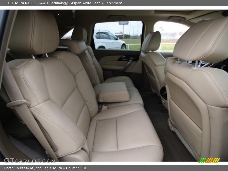 Aspen White Pearl / Parchment 2013 Acura MDX SH-AWD Technology