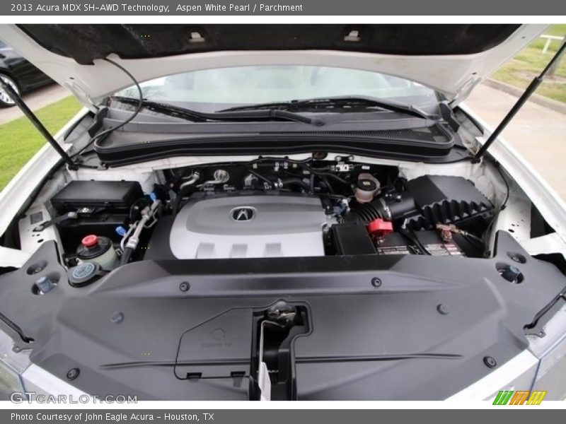 Aspen White Pearl / Parchment 2013 Acura MDX SH-AWD Technology