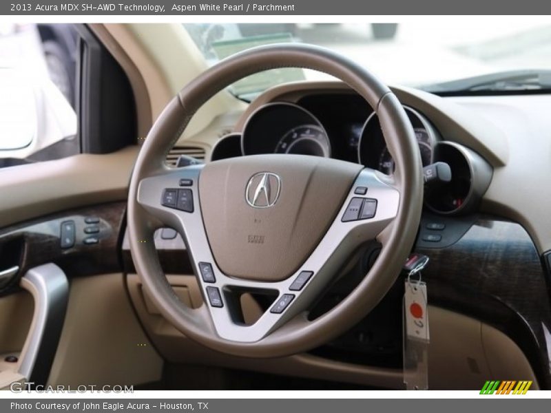 Aspen White Pearl / Parchment 2013 Acura MDX SH-AWD Technology