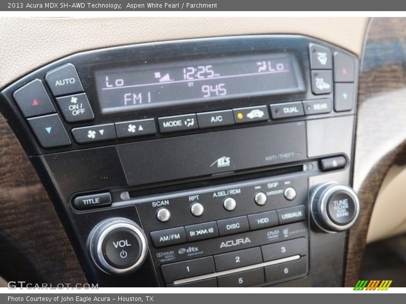Aspen White Pearl / Parchment 2013 Acura MDX SH-AWD Technology