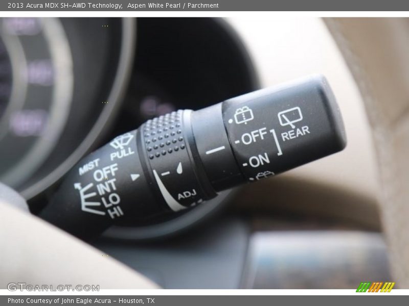 Aspen White Pearl / Parchment 2013 Acura MDX SH-AWD Technology