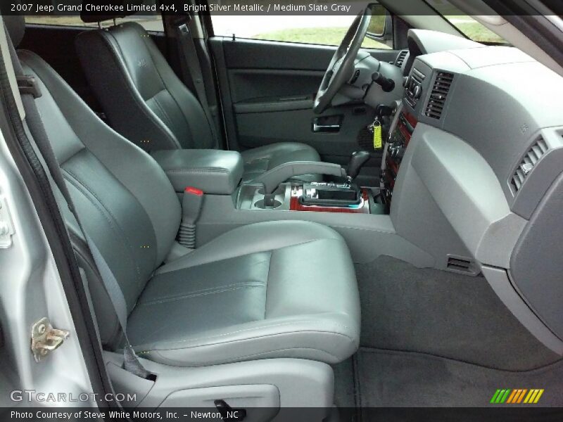 Bright Silver Metallic / Medium Slate Gray 2007 Jeep Grand Cherokee Limited 4x4
