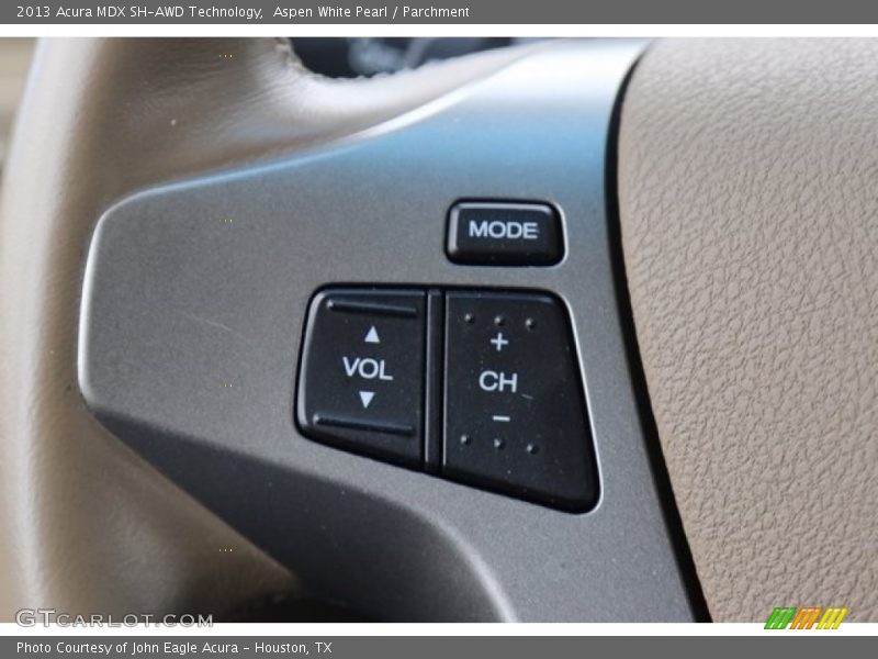 Aspen White Pearl / Parchment 2013 Acura MDX SH-AWD Technology