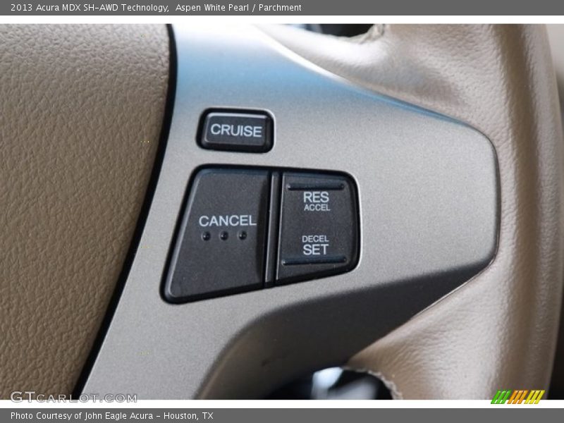 Aspen White Pearl / Parchment 2013 Acura MDX SH-AWD Technology