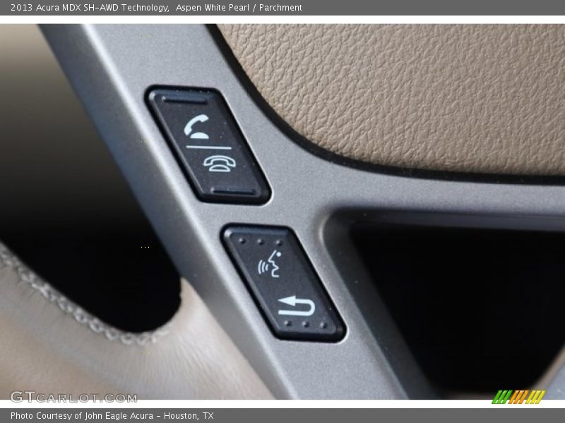 Aspen White Pearl / Parchment 2013 Acura MDX SH-AWD Technology