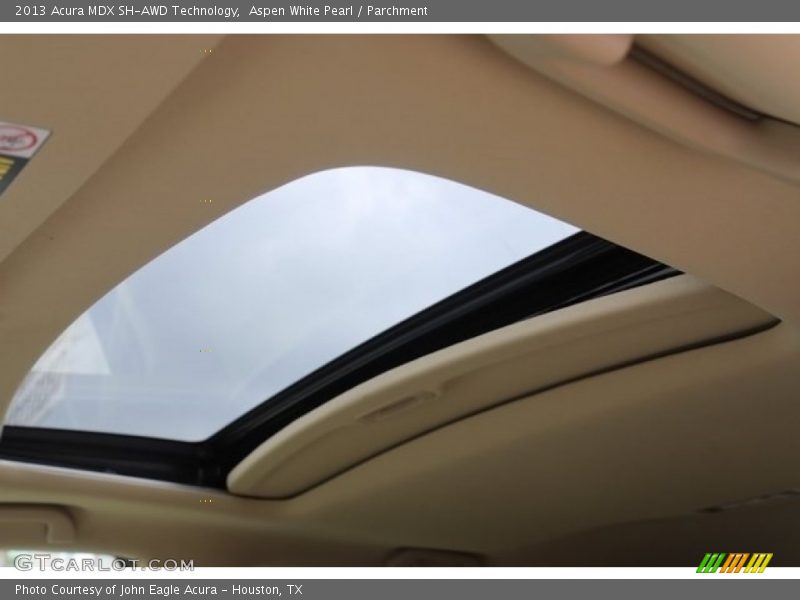 Aspen White Pearl / Parchment 2013 Acura MDX SH-AWD Technology