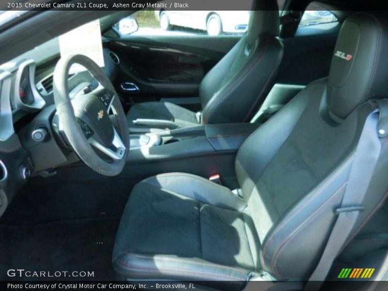 Ashen Gray Metallic / Black 2015 Chevrolet Camaro ZL1 Coupe