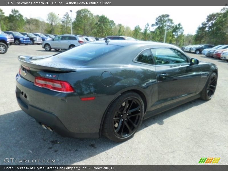 Ashen Gray Metallic / Black 2015 Chevrolet Camaro ZL1 Coupe