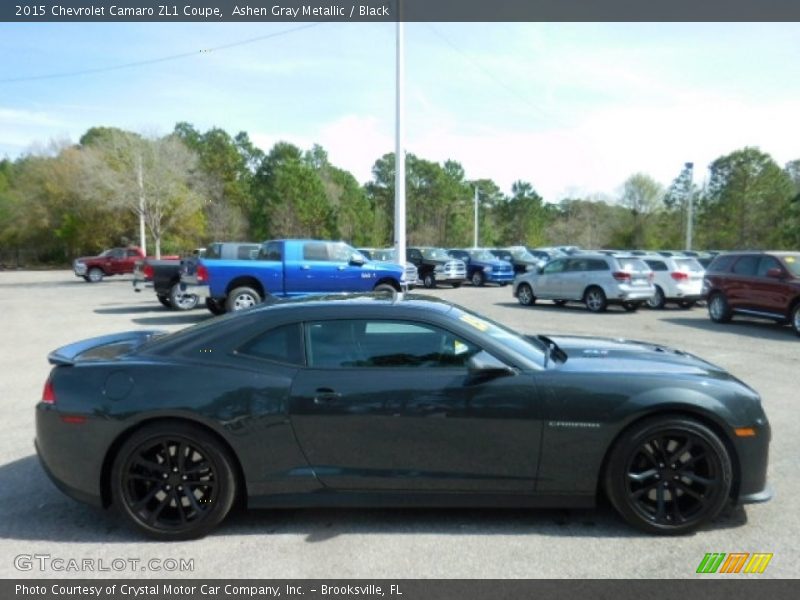 Ashen Gray Metallic / Black 2015 Chevrolet Camaro ZL1 Coupe