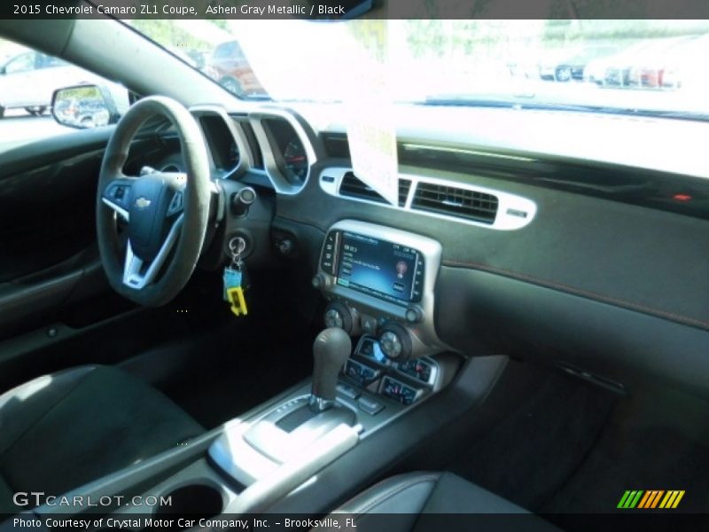Ashen Gray Metallic / Black 2015 Chevrolet Camaro ZL1 Coupe