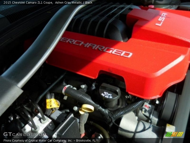 Ashen Gray Metallic / Black 2015 Chevrolet Camaro ZL1 Coupe