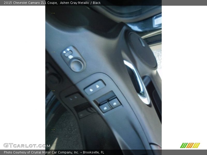 Ashen Gray Metallic / Black 2015 Chevrolet Camaro ZL1 Coupe