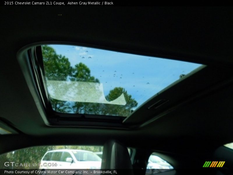 Ashen Gray Metallic / Black 2015 Chevrolet Camaro ZL1 Coupe