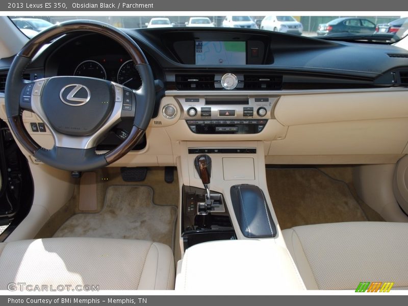 Obsidian Black / Parchment 2013 Lexus ES 350