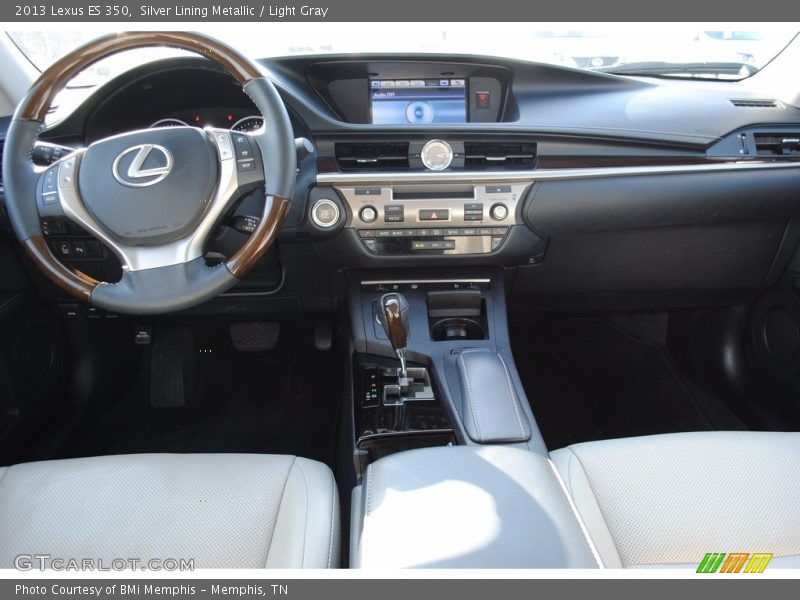 Silver Lining Metallic / Light Gray 2013 Lexus ES 350