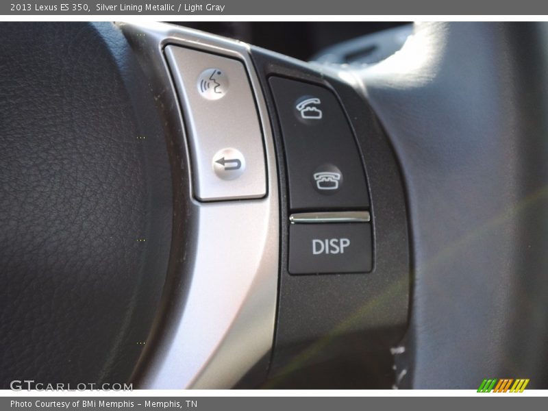 Silver Lining Metallic / Light Gray 2013 Lexus ES 350