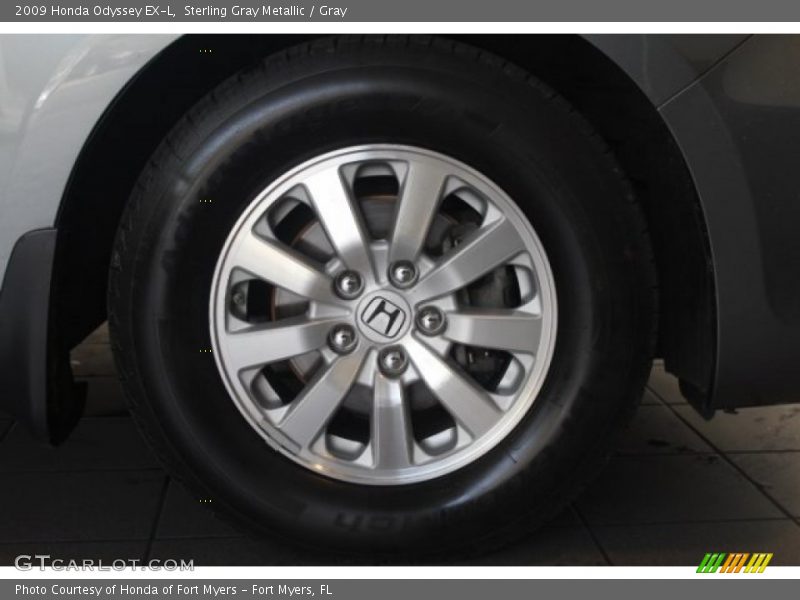 Sterling Gray Metallic / Gray 2009 Honda Odyssey EX-L