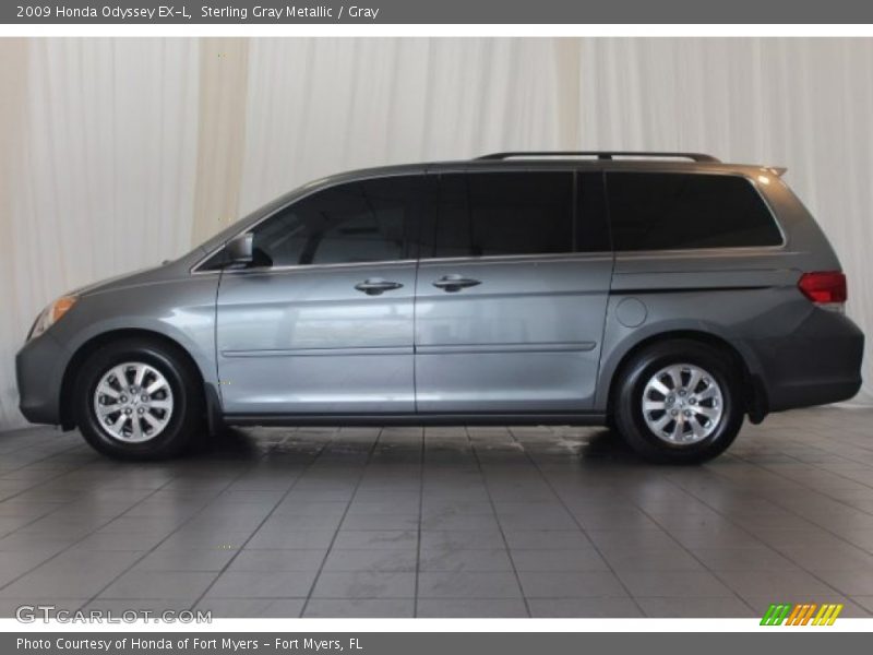 Sterling Gray Metallic / Gray 2009 Honda Odyssey EX-L