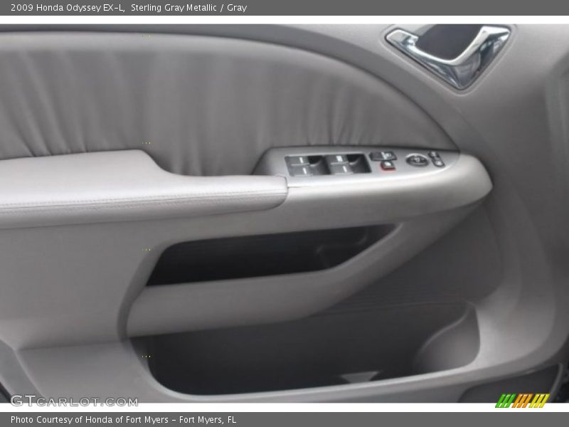 Sterling Gray Metallic / Gray 2009 Honda Odyssey EX-L