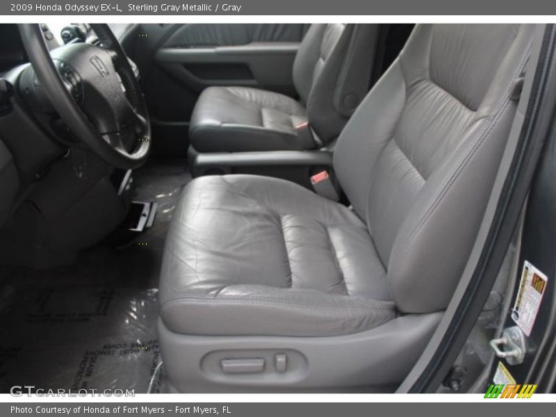 Sterling Gray Metallic / Gray 2009 Honda Odyssey EX-L
