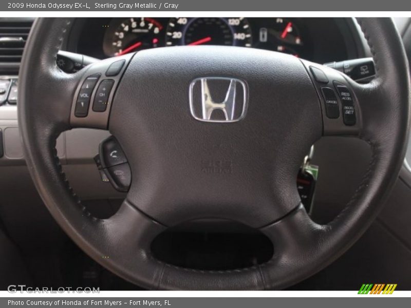 Sterling Gray Metallic / Gray 2009 Honda Odyssey EX-L