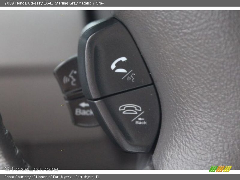 Sterling Gray Metallic / Gray 2009 Honda Odyssey EX-L