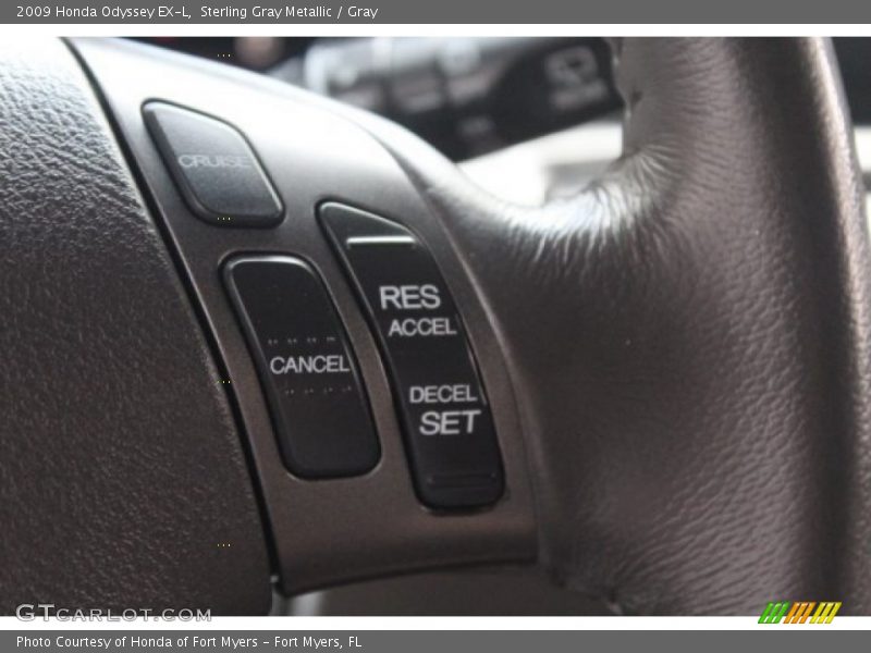 Sterling Gray Metallic / Gray 2009 Honda Odyssey EX-L