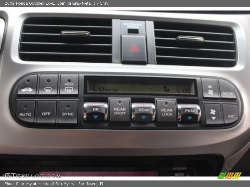 Sterling Gray Metallic / Gray 2009 Honda Odyssey EX-L