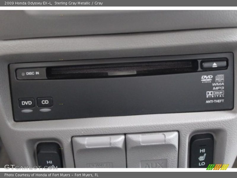 Sterling Gray Metallic / Gray 2009 Honda Odyssey EX-L
