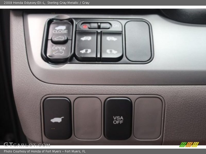 Sterling Gray Metallic / Gray 2009 Honda Odyssey EX-L