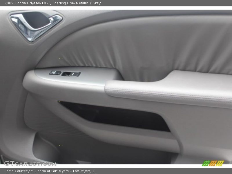 Sterling Gray Metallic / Gray 2009 Honda Odyssey EX-L