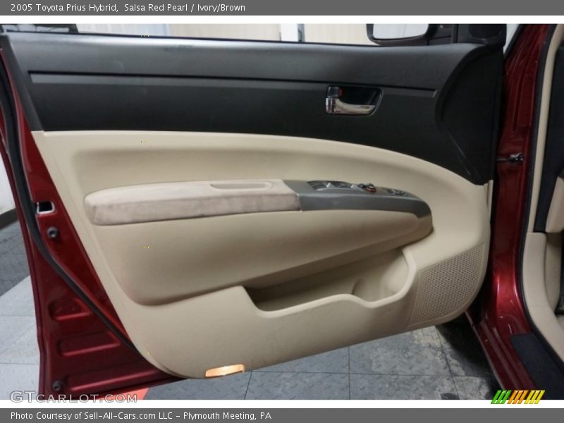 Salsa Red Pearl / Ivory/Brown 2005 Toyota Prius Hybrid