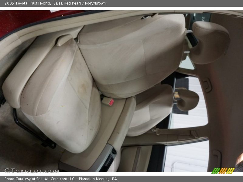 Salsa Red Pearl / Ivory/Brown 2005 Toyota Prius Hybrid