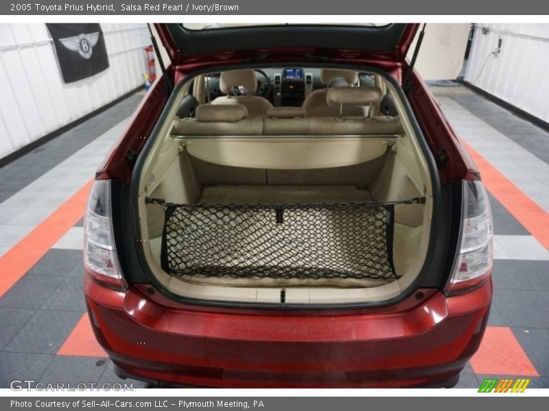 Salsa Red Pearl / Ivory/Brown 2005 Toyota Prius Hybrid