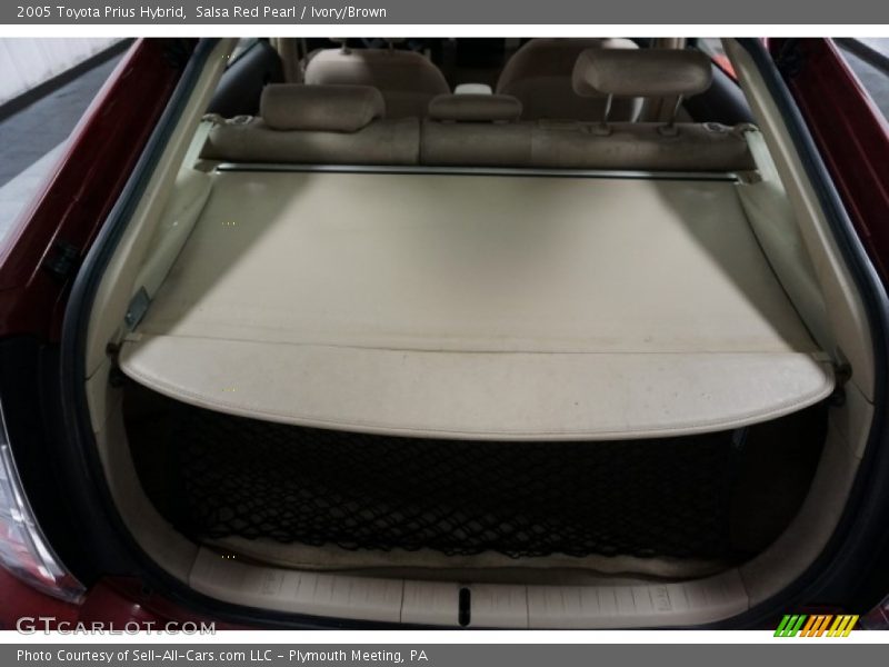 Salsa Red Pearl / Ivory/Brown 2005 Toyota Prius Hybrid