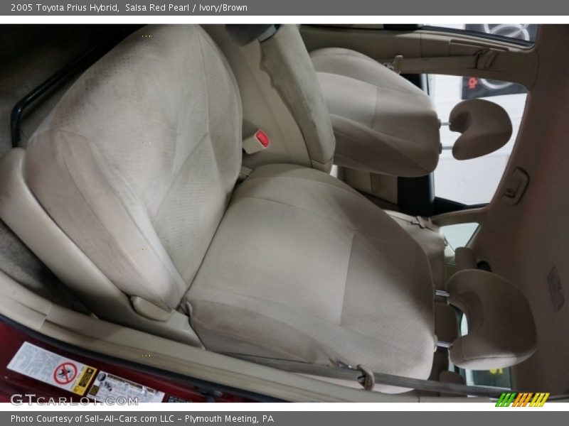 Salsa Red Pearl / Ivory/Brown 2005 Toyota Prius Hybrid