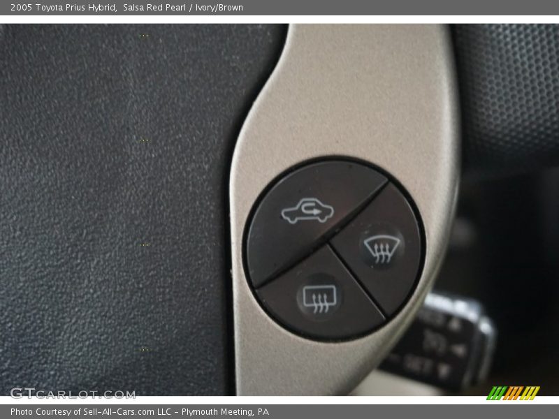 Salsa Red Pearl / Ivory/Brown 2005 Toyota Prius Hybrid
