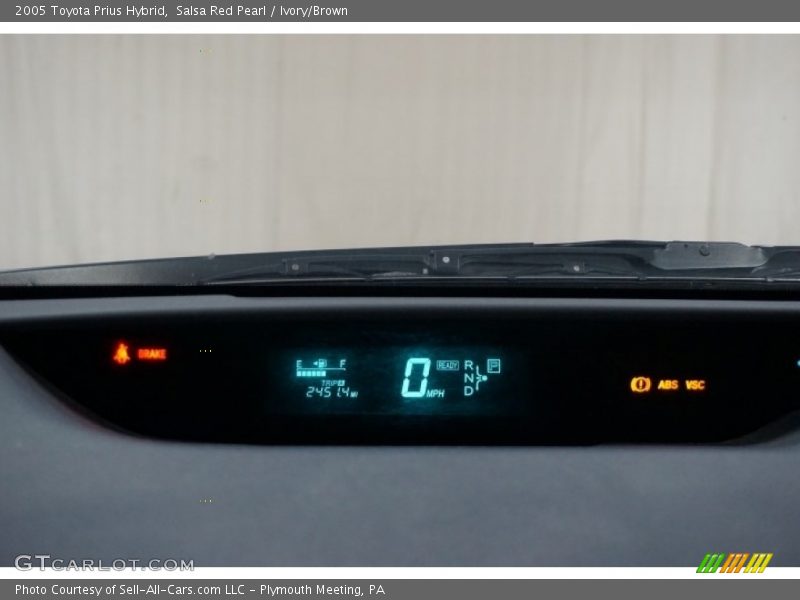 Salsa Red Pearl / Ivory/Brown 2005 Toyota Prius Hybrid