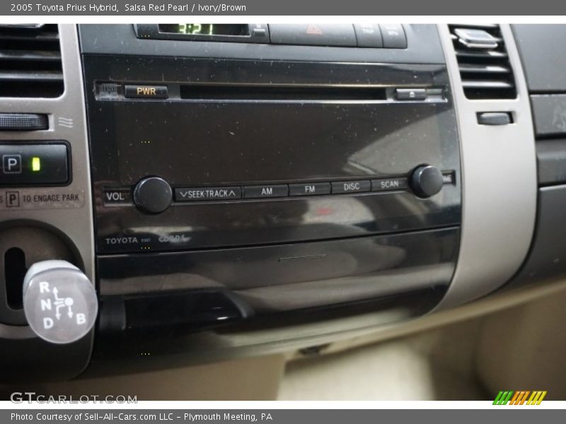 Salsa Red Pearl / Ivory/Brown 2005 Toyota Prius Hybrid