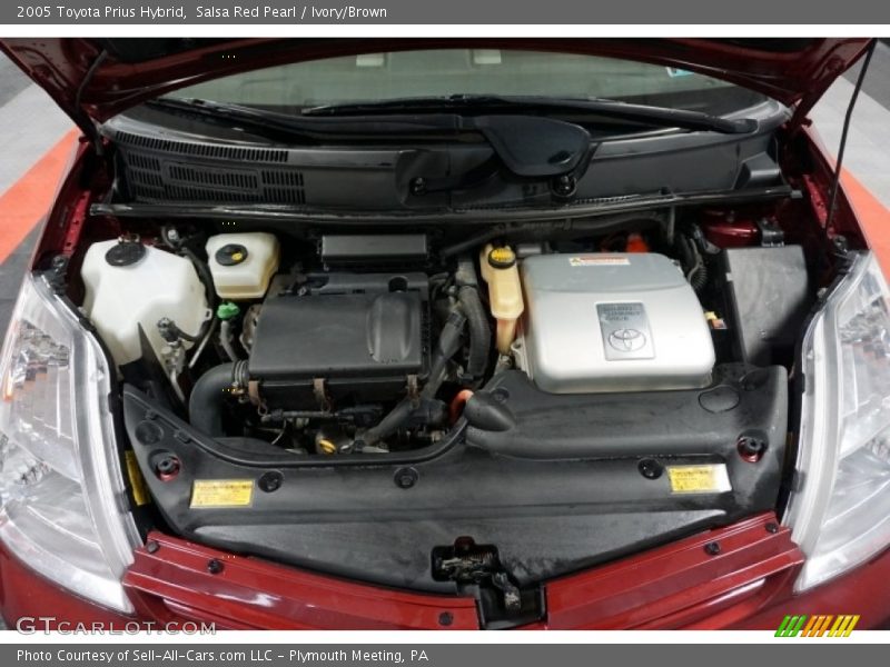 Salsa Red Pearl / Ivory/Brown 2005 Toyota Prius Hybrid