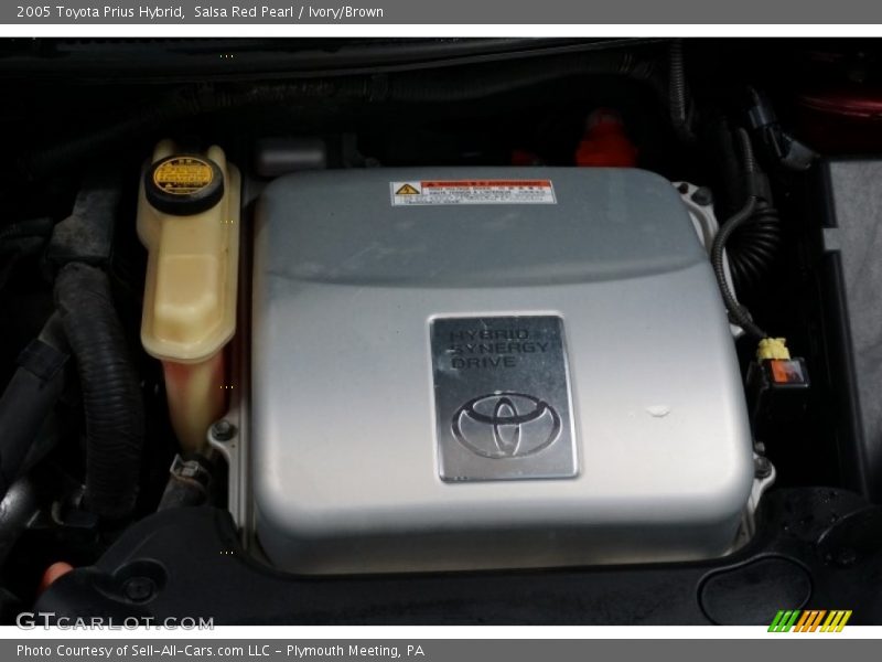 Salsa Red Pearl / Ivory/Brown 2005 Toyota Prius Hybrid