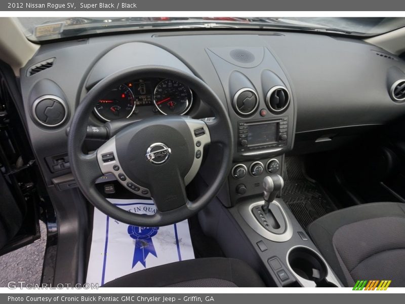 Super Black / Black 2012 Nissan Rogue SV